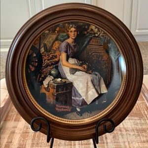 Norman Rockwell “Dreaming in the Attic” plate